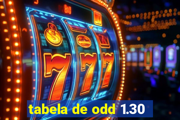 tabela de odd 1.30